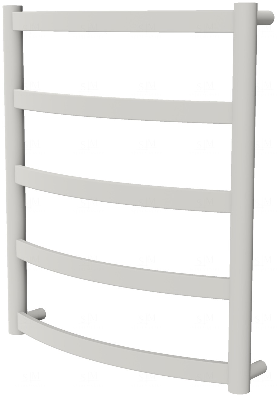 

Белая сушилка для полотенец Maxima 5 RAL9016 лесенка 550x482, white