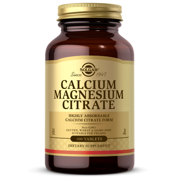 

Цитрат кальция магния Calcium Magnesium Citrate Solgar 200/100 мг 100 таблеток (SOL276)