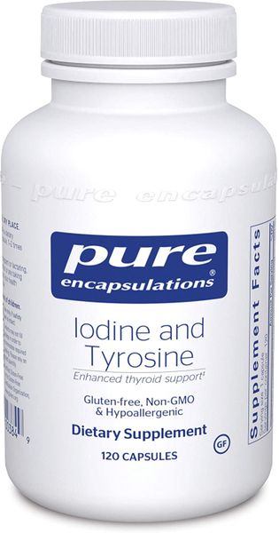 

Йод и Тирозин Iodine & Tyrosine Pure Encapsulations 120 капсул (PE047)