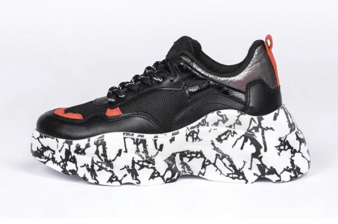 

Женские кроссовки Sofi&Mshoes Чёрные на платформе 37 (23,5см)