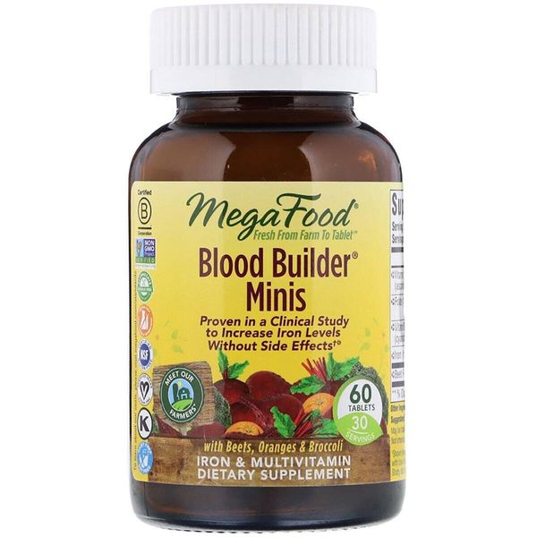

Строитель крови Blood Builder Minis MegaFood 60 таблеток (MF039)
