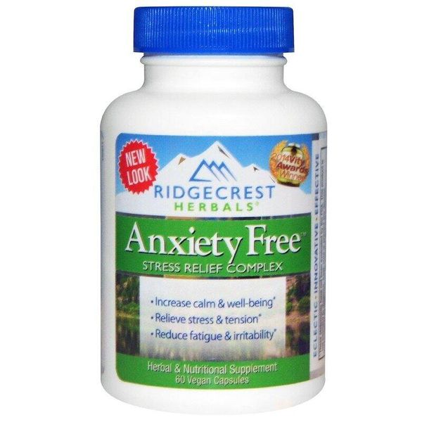 

Комплекс снижения стресса Anxiety Freе RidgeCrest Herbals 60 капсул (RCH014)