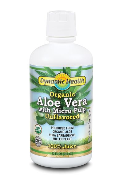

Сок алоэ вера с микрочастицами Aloe Vera Juice with Micro Pulp Dynamic Health 946 мл (DNH010)