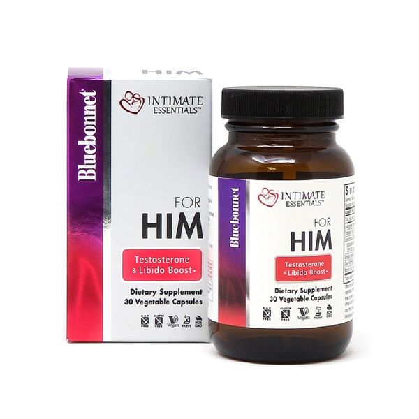 

Комплекс для него Intimate Essentials For Him Testosterone and Libido Boost Bluebonnet Nutrition 30 капсул (BB148)