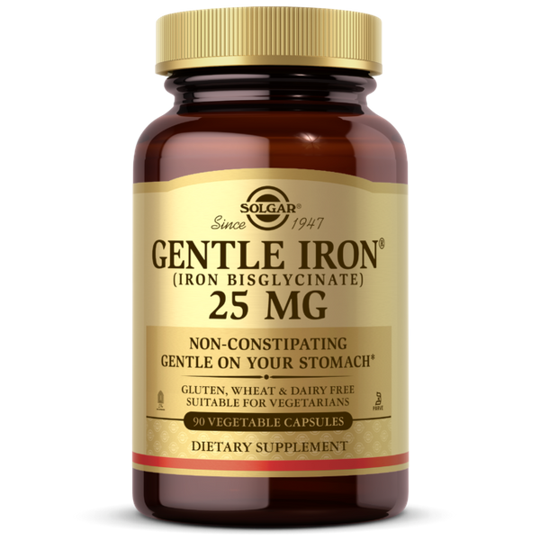 

Железо Gentle Iron Solgar 25 мг 90 капсул (SOL111)