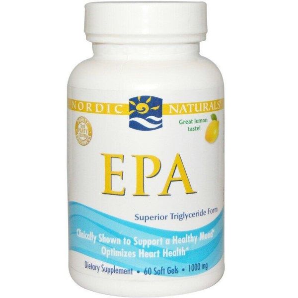 

Омега-3 высокой очистки EPA Nordic Naturals лимон 1000 мг 60 капсул (NN004)