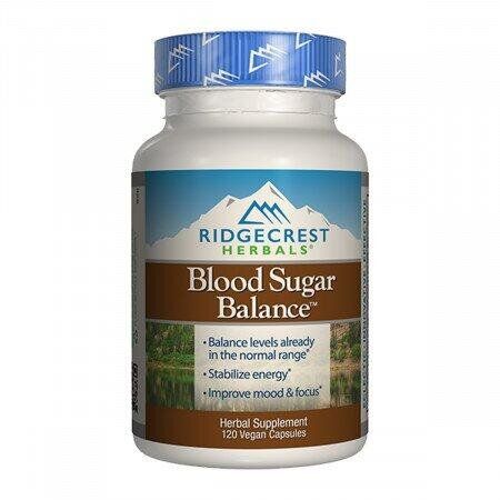 

Комплекс для нормализации сахара в крови Blood Sugar Balance RidgeCrest Herbals 120 капсул (RCH002)