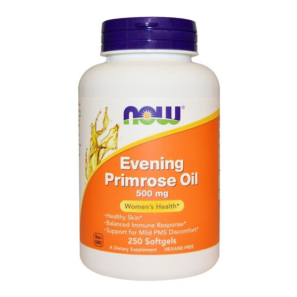 

Масло вечерней примулы Evening Primrose Oil Now Foods 500 мг 250 капсул (NF567)