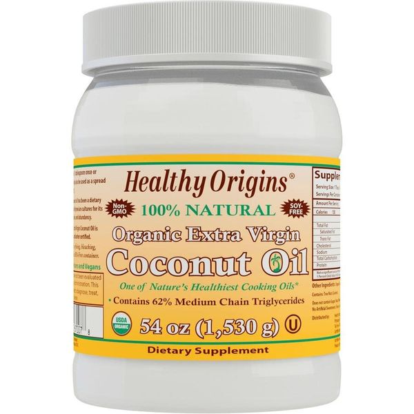 

Кокосовое масло Coconut Oil Healthy Origins органик 1530 г (HO121)