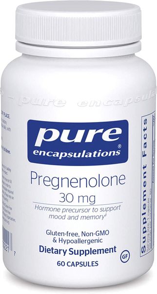 

Прегненолон Pregnenolone Pure Encapsulations 30 мг 60 капсул (PE115)