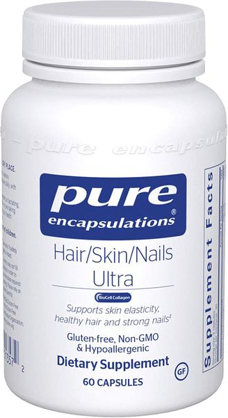 

Витамины для волос кожи и ногтей Hair/Skin/Nails Ultra Pure Encapsulations 60 капсул (PE040)