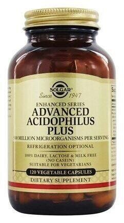 

Пробиотики Advanced Acidophilus Solgar 120 капсул (SOL209)