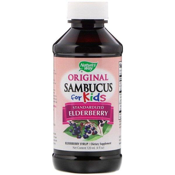 

Черная бузина для детей Sambucus for Kids Nature's Way 120 мл (NW048)