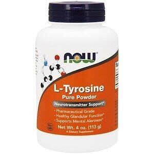 

Тирозин L-Tyrosine Now Foods порошок 113 г (NF127)