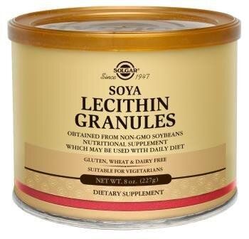 

Лецитин соєвий Lecithin Granules Solgar гранули 227 г (SOL157)