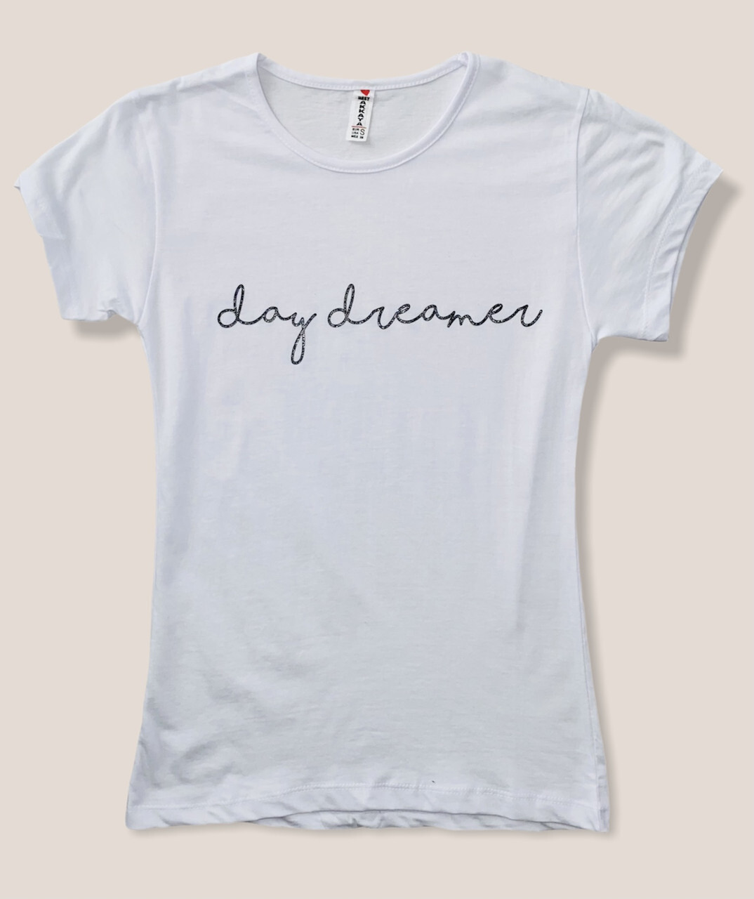 

Жіноча Футболка HAZARD Напис Daydreamer білий 22107, Жіноча Футболка HAZARD Напис Daydreamer білий 22107 (L (48))