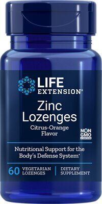 

Цинк Zinc Lozenges Life Extension 60 леденцов (LE086)