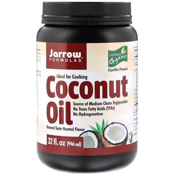 

Кокосовое масло Organic Coconut Oil Jarrow Formulas 946 мл (JF066)