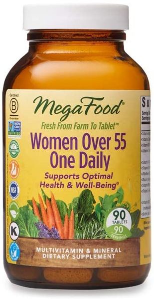 

Витамины для женщин 55+ Women Over 55 One Daily MegaFood 90 таблеток (MF077)