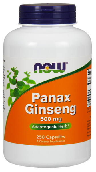 

Женьшень Panax Ginseng Now Foods 500 мг 250 капсул (NF296)