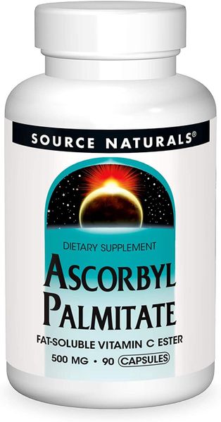 

Аскорбил пальмитат Ascorbyl Palmitate Source Naturals 500 мг 90 капсул (SNS030)