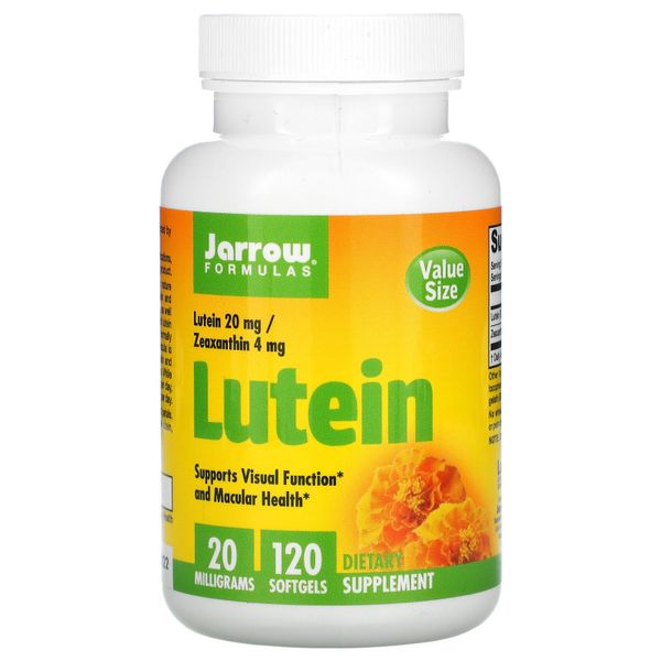 

Лютеин Lutein Jarrow Formulas 20 мг 120 капсул (JF116)