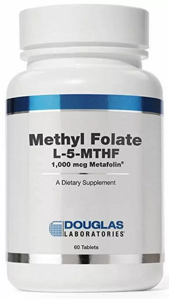 

Витамин B9 Methyl Folate (L-5-MTHF) Douglas Laboratories 1000 мкг 60 таблеток (DOU013)