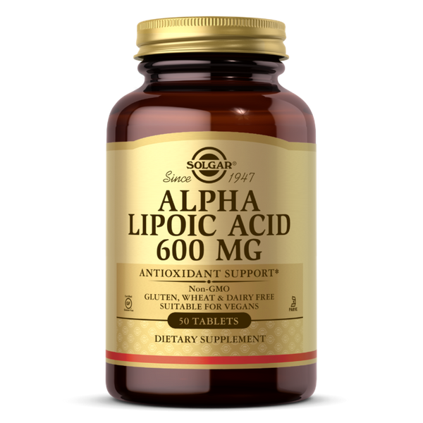 

Альфа-липоевая кислота Alpha Lipoic Acid Solgar 600 мг 50 таблеток (SOL011)