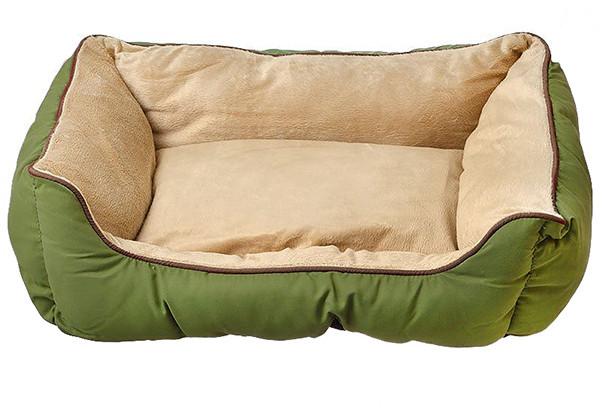 

Самозігрівальний Лежак для собак і кішок K&H Pet Products Self-Warming Lounge Sleeper зелений/бежевий, S (51х40,6х15 см)