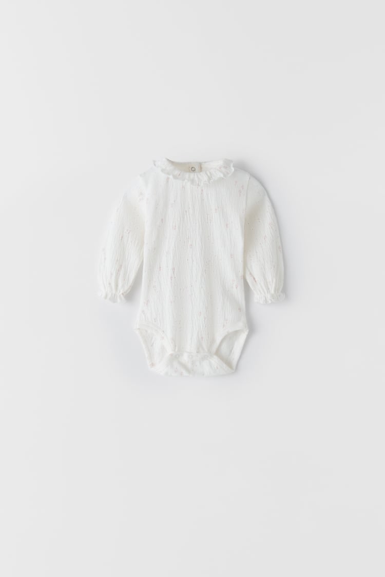 

Боди Zara 80см молочный цветы 5767551959