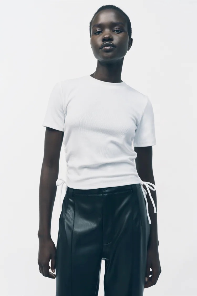 

Футболка Zara  белый 5039321250, Футболка Zara M белый 5039321250