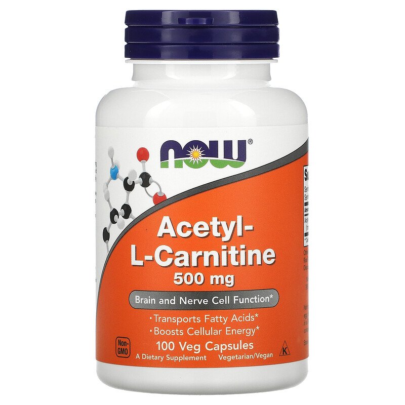 

L-карнитин Now Acetyl-L-Carnitine 500 mg 100 капс Без вкуса (3321f51)