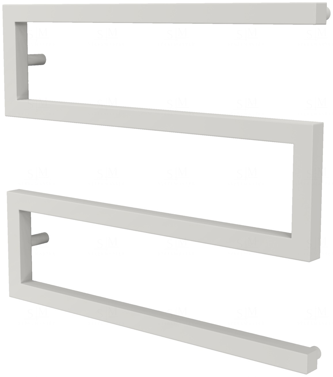 

Полотенцесушитель Ultra 3 белая RAL9016 змейка 530x600, white