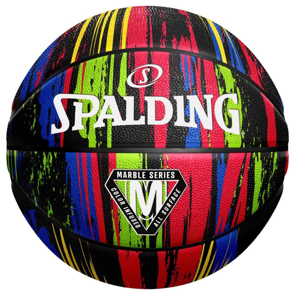 

Мяч баскетбольный Spalding NBA Marble Black Rainbow Outdoor размер 7 резиновый (84398Z)