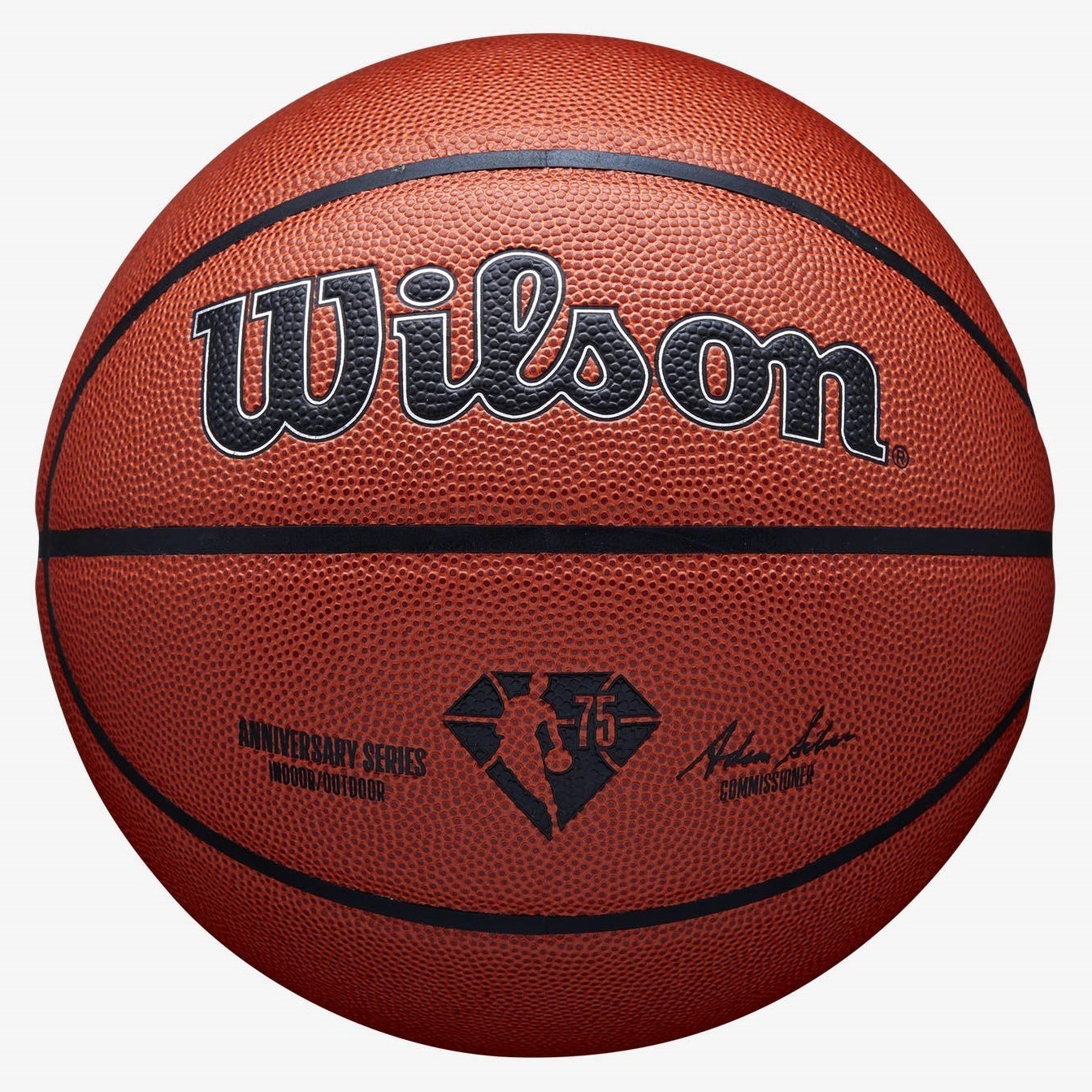 

Мяч баскетбольный Wilson NBA 75TH Indoor Outdoor размер 7 композитная кожа (WZ2006901XB7)