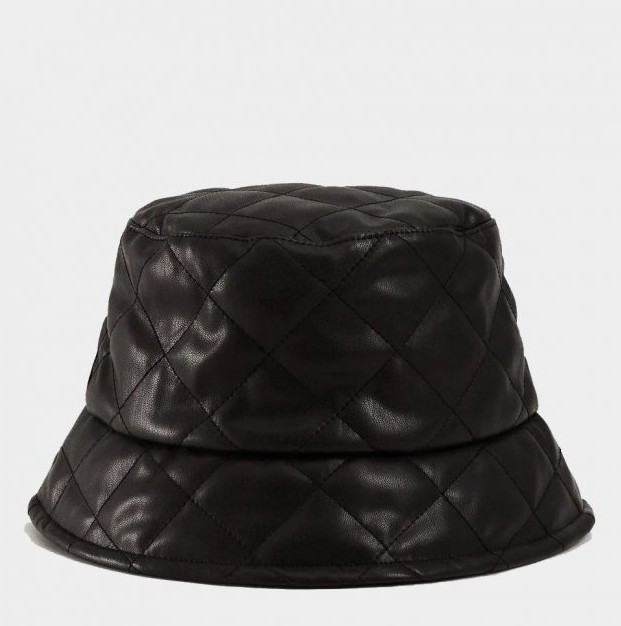 

Панама из искусственной кожи, черная, р 54-57