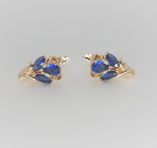 

Серьги Xuping Медицинское золото 1,8см (б011)