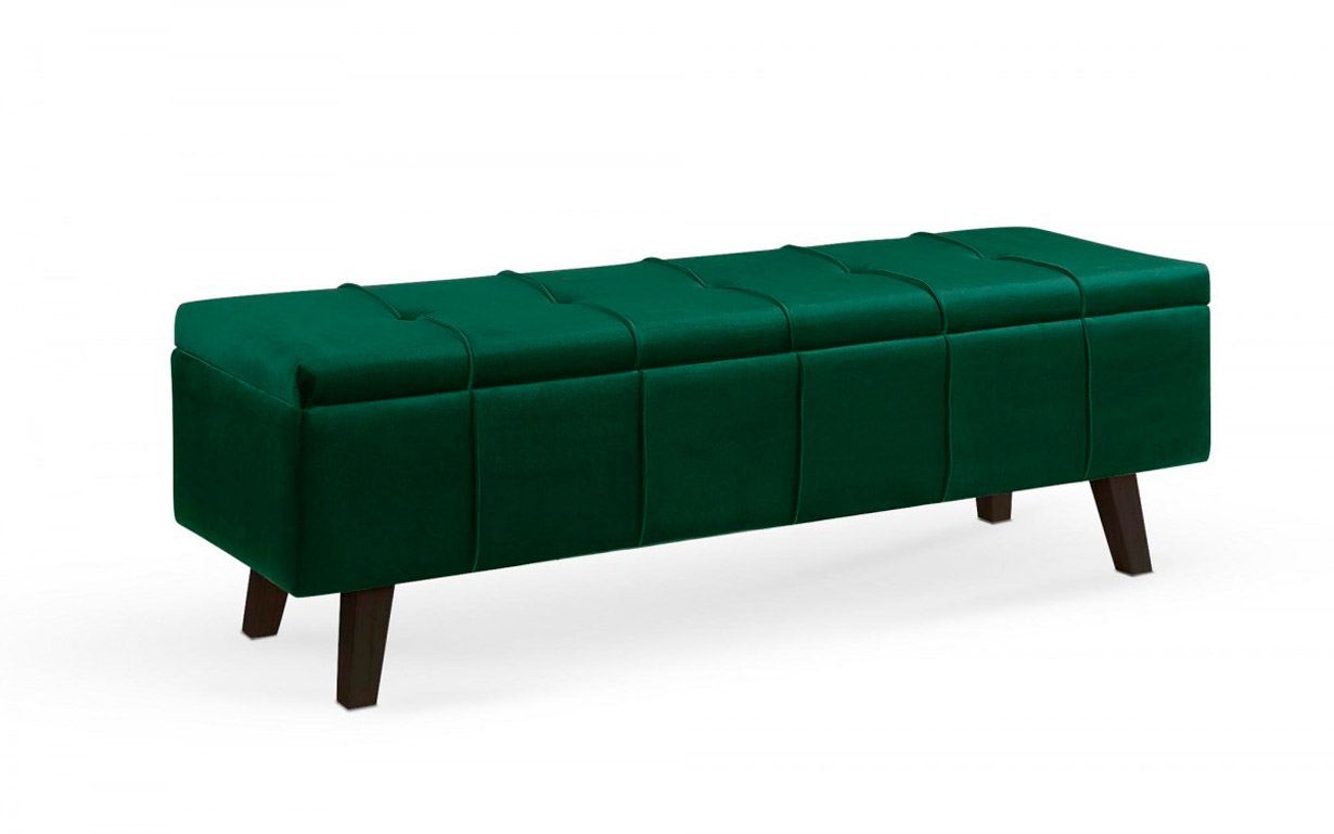 

Скамья с контейнером Massimo dark green Halmar