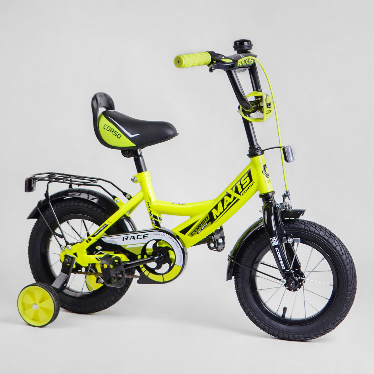 

Велосипед Corso 12" Maxis Black-Yellow (12852)