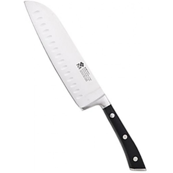 

Нож сантоку Bergner MasterPro Master 17.5см, нержавеющая сталь, черный