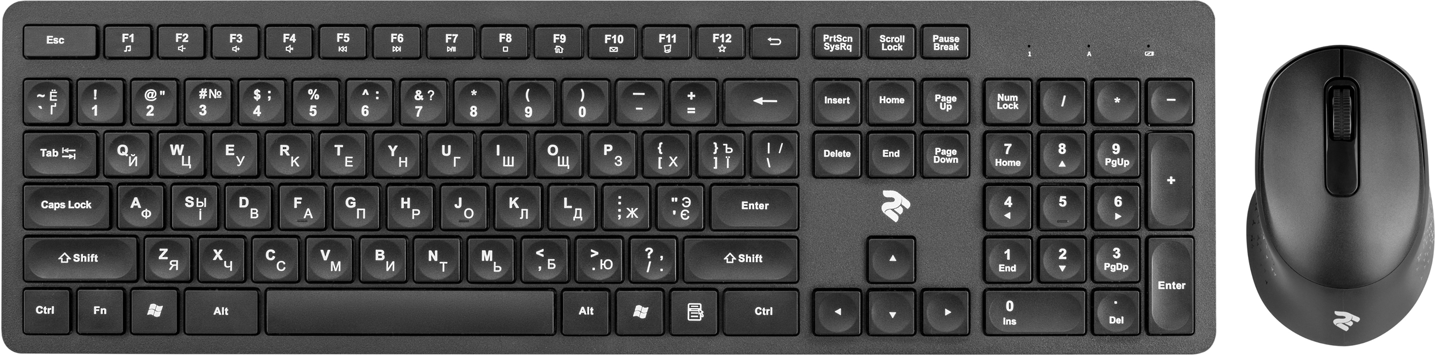 

Комплект беспроводной 2Е MK420 WL Black (2E-MK420WB)
