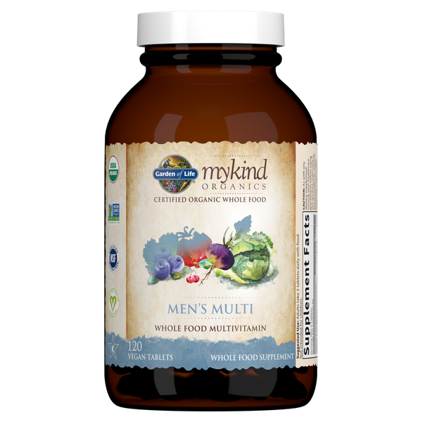 

Витамины для мужчин Men's Multi Whole Food Multivitamin Garden of Life 120 таблеток (GOL038)