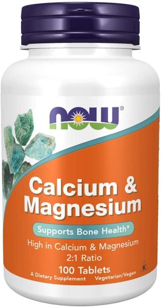 

Кальций и магний Calcium & Magnesium Now Foods 100 таблеток (NF745)