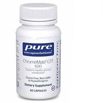 

Полиникотинат хрома ChromeMate GTF 600 Pure Encapsulations 60 капсул (PE104)