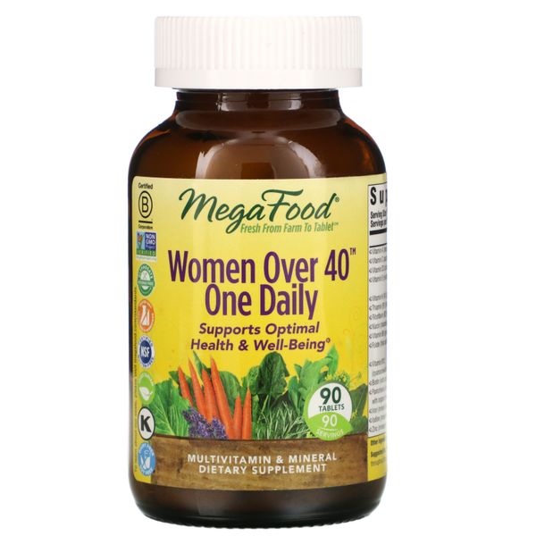 

Витамины для мужчин 40+ Men Over 40 One Daily MegaFood 90 таблеток (MF046)
