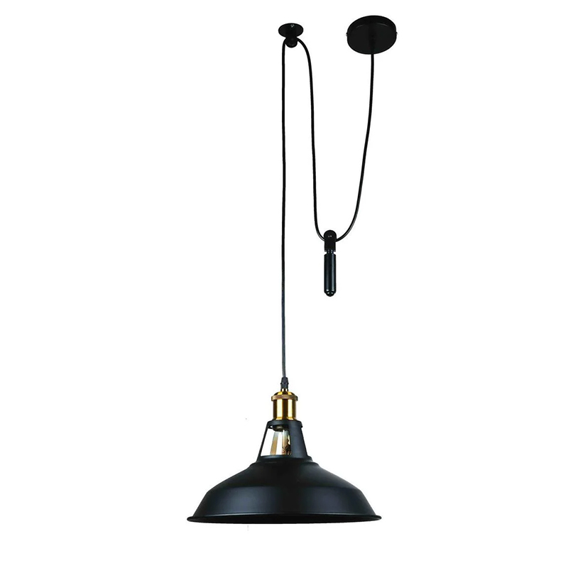

Светильник подвесной Levistella 7526857F-1G BK(310) подвес с гирей черный