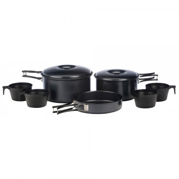 

Набор посуды Vango 4 Person Non-Stick Cook Kit Black (925248)