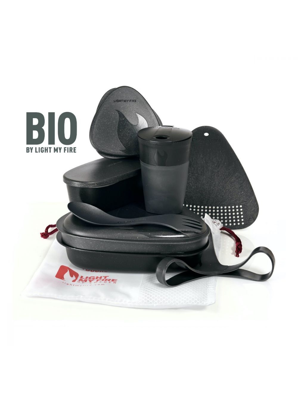 

Набор посуды Light My Fire MealKit BIO 8 pcs, Slaty Black (LMF 2413611010)