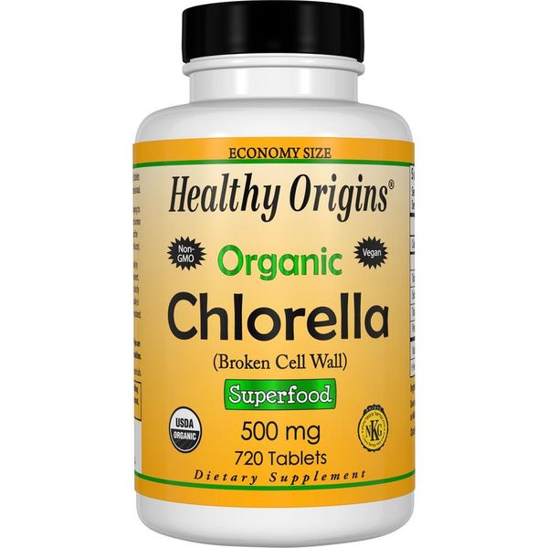 

Хлорелла Chlorella Healthy Origins органик 500 мг 720 таблеток (HO043)