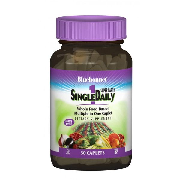 

Мультивитамины без железа Single Daily Bluebonnet Nutrition 30 каплет (BB044)
